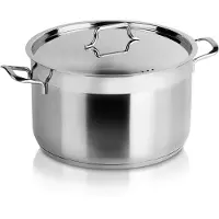 Orion Kochtopf Stahltopf mit Deckel 18/10 PREMIUM Induktion 8,2l
