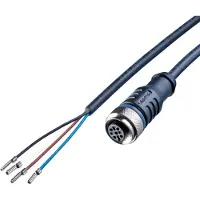LED2WORK Anschlusszubehör Sensor Kabel 10m PUR M12 Sensorbuchse 4-polig A-kodiert/offene Leitungsenden 24V DC