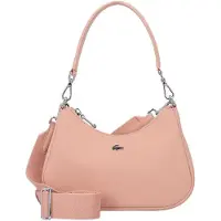 Lacoste Umhängetasche Schultertasche Daily City Hobo Bag Latte lachsfarben