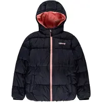 Levi's Winterjacke KIDS, Mädchen, Gr. 16 (164), schwarz (caviar), Web, Obermaterial: 100% Polyester, unifarben, regular fit normal, elastischer Bund, Jacken Winterjacke, for GIRLS