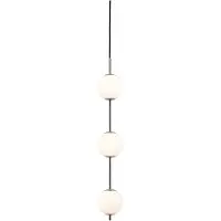 UMAGE Audrey LED-Hängeleuchte, stahlfarben, 3-flg., Ø 12 cm - , Audrey, dimmbar, Metallisch, für Wohnzimmer, Metall, Design