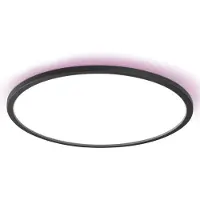 Osram SMART+ Smart Home Deckenlampe WiFi ORBIS ULTRA SLIM, schwarz, für Wohn- / Esszimmer, Kunststoff, Modern, Smart Home Deckenlampe
