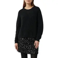 Comma Strickpullover mit Glitzerfäden