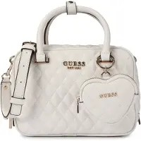 GUESS Handtasche Atabey HWQG98 94050 Écru