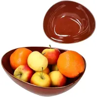 MamboCat Marron Taste 2tlg Schalen Set 1,3L & 700ml Porzellan Servierschale Obst Dessert