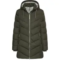 Camel active Wattierte Jacke mit abnehmbarer Kapuze in Waldgrün | Gr.: 54