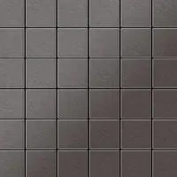 ALLOY Mosaik Fliese Massiv Metall Titan Gebürstet Dunkelgrau 1,6mm Cinquanta-ti-sb 1 Paket mit 10 Matten 0,94 m2 Grau