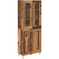 vidaXL Highboard 2 stk. Altholz 69,5 x 34 x 180 cm Holzwerkstoff