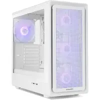 Nox Xtreme Hummer NXHUMMERAEROWH, Midi Tower, PC, Weiß, ATX, ITX, micro ATX, Edelstahl, Gehärtetes Glas, Taschenlüfter