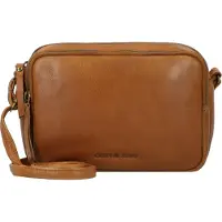 Greenburry Leder Umhängetasche Colombiana RV Shoulderbag 2 Zip Nougat braun