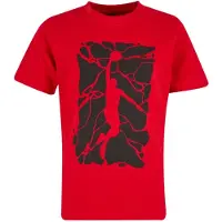 Mister tee Shirt "Kids Basketball Splitters Tee" in Rot | Gr.: 110/116