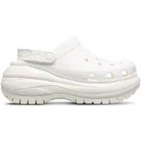 Crocs Pantoletten Classic Mega Crush Clog 207988 Weiß
