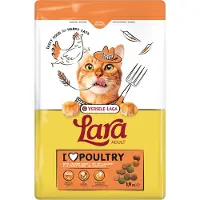 Versele-Laga Lara Adult Huhn mit Pute Katzenfutter | 2 x 1,9 kg