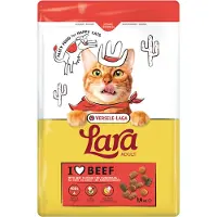 Versele-Laga Lara Adult mit Rindgeschmack Katzenfutter | 2 x 1,9 kg