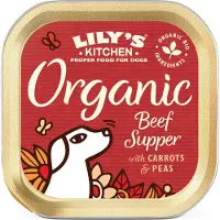 Lily's Kitchen Organic Supper Rind Pate Nassfutter Hund