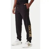 Versace Jeans Couture Jogginghose 80GAAT00 CF01T Schwarz Regular Fit