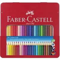 Faber-Castell - Colour Grip Buntstift, 24er Metalletui (112423)