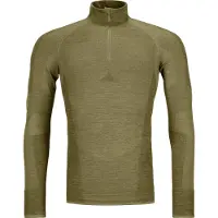 Ortovox - Funktionsunterwäsche aus Merinowolle - 230 Competition Zip Neck M Wild Herbs für Herren aus Wolle - Größe L - Grün