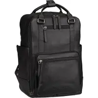 The Chesterfield Brand Freizeitrucksack Rucksack mit Laptopfach Calden Backpack Black schwarz