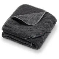Beurer - Heating Blanket - Grey and Dark Grey - 180 x 130 cm