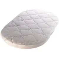 Träumeland Matratze Sleepy für Stubenwagen, 70x37 cm Anti Allergiker, weiss