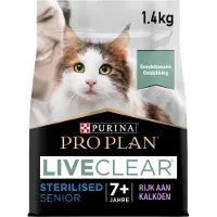 Purina LiveClear Sterilised Senior Cat - Pute - 1,4 kg