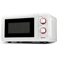 Girmi FM06, Arbeitsplatte, Grill-Mikrowelle, 20 l, 700 W, Drehregler, Weiß