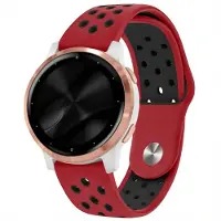 IMoshion Silikon-Sportarmband - Universelle 18 mm Anschluss - Red & Black