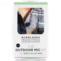 Bubblebee The Outdoor Mic Kit For Deity W.Lav Pro, Schwarz