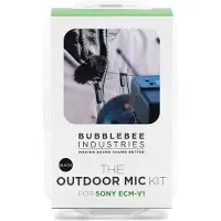 Bubblebee The Outdoor Mic Kit für The Outdoor Mic Kit für Sony ECM-V1, Schwarz
