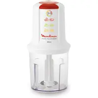 Moulinex ClickChef AT710110, 0,5 l, Rot, Transparent, Weiß, Edelstahl, Kunststoff, 500 W