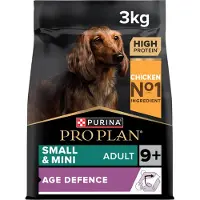Purina Pro Plan Small & Mini Adult 9+ Age Defence mit Huhn Hundefutter | 2 x 3 kg