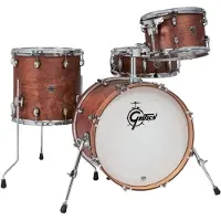 Gretsch drums Gretsch Catalina Club Jazz 4-teiliger 18-Kesselsatz Satin Walnuss Glaze