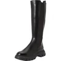 Marco Tozzi Damen Chelsea Longboot mit Pofilsohle 2-25600-45, Größe:39 EU, Farbe:Schwarz