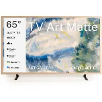 Create TV ART MATTE - Smart TV QLED 4K mit Antireflexionsbildschirm und Kunstgalerie