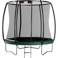 Avyna Pro-Line Trampolin 245 cm mit Sicherheitsnetz & Leiter rund grün