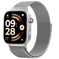 IMoshion Magnetisches Milanaise Armband für Xiaomi Smart Band 9 Pro / 8 Pro / Redmi Watch 6 / 5 / 4 - Silber