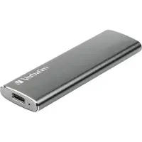 Verbatim Vx500, 2 TB, USB Typ-C, 3.2 Gen 2 (3.1 Gen 2), 500 MB/s, Silber