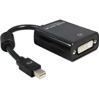DeLOCK Adapter mini Displayport, 0,18 m, Mini DisplayPort, DVI-I, Männlich, Weiblich, Schwarz