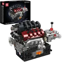 Mould King V8 Motor mit Getriebe 10227