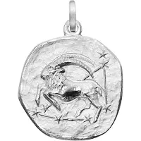 Trendor 21218-01 Sternzeichen Steinbock 925 Silber Anhänger Ø 16 mm