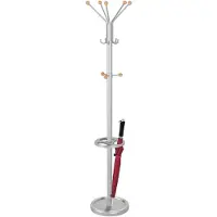 Kerkmann Kleiderständer TK 2 30606814 silber Metall 13 Haken 39,0 x 175,0 cm
