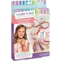 Make It Real Gold Link Seude, Armbänder-Bastelset für Kinder, 8 Jahr(e), Mehrfarbig