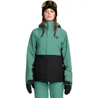 Volcom - Wasserfeste und isolierende Snowboard Jacke - Bolt Insulated Jacket W Spruce Green für Damen aus Leder - Größe S - Grün