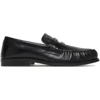 Calvin Klein Slipper Ess Rubber Loafer Wr Pol Lth HM0HM02171 Schwarz