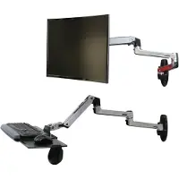 Ergotron LX - Montagekomponente (9 Zoll Verlängerungsarm, Abschlusskappe) - für LCD-Display - Aluminium - Aluminium - Armmontage