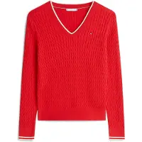 Tommy Hilfiger Pullover WW0WW44987 Rot Regular Fit