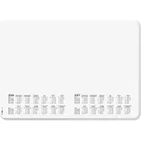 Sigel Papier-Schreibunterlage, Punktraster, weiß/schwarz, Kalender 2026/2027, DE/EN/FR/NL, A3, 30 Blatt