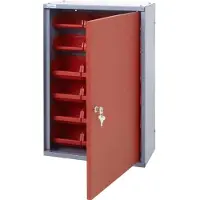 Kupper 70312 Hängeschrank 40 cm mit 18 Sichtboxen rot B x H T 40