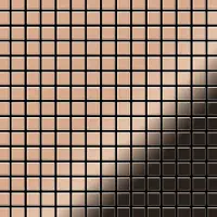 ALLOY Mosaik Fliese Massiv Metall Kupfer Gewalzt Kupfer 1,6mm Stark Mosaic-cm 1 Paket mit 10 Matten 1,04 m2 Kupfer